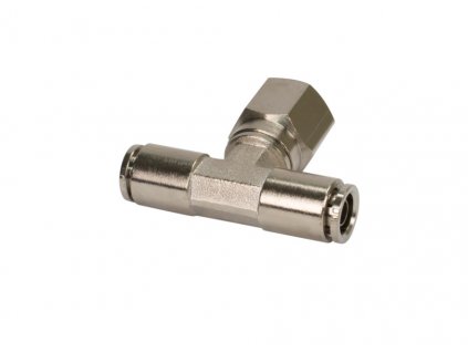 5267 viair fitinka t kus s jednim zavitovym vystupem 3 8 samice a dvema vystupy na hadicku 3 8