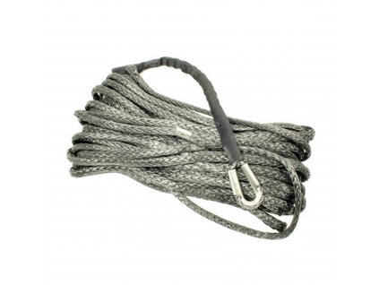 Synthetic rope 11mm x 24 meters silver grey