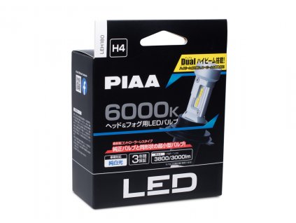 PIAA Gen4 LED náhrady autožárovek H4 se zabudovaným startérem a teplotou 6000K