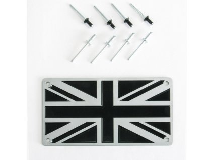 Defender Union Jack Nostalgie Badge Schild NPLT UJ 2