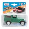 Toyota Land Cruiser FJ40 1:36 Kovový natahovací model v zelené barvě