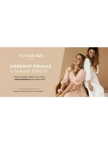 Elektronický dárkový poukaz 5000 Kč