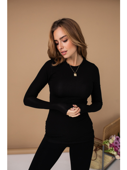 Bambusove tricko Ivy cerna