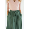 Modalová sukně Mia sage green a modalová halenka Ela 1