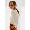 Žebrovaný top Hanne ecru 6