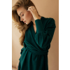 Zavinovací šaty Esme smaragdová 3