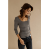 Bambusové tričko Julia taupe