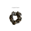 Hedvábná scrunchie leopadr