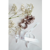 Hedvábná scrunchie taupe