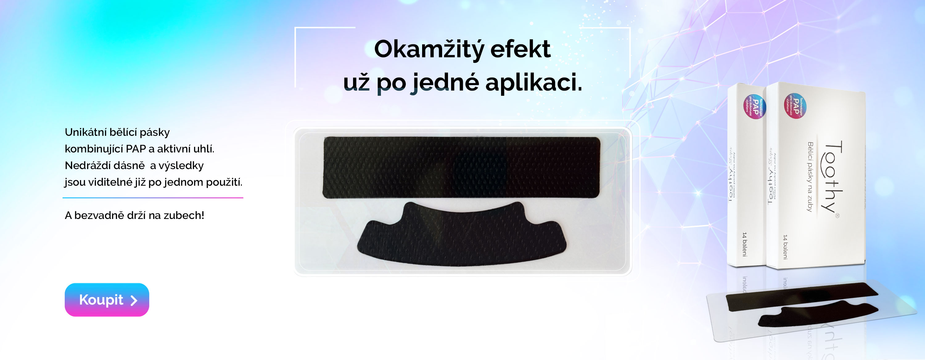 Bělící pásky na zuby