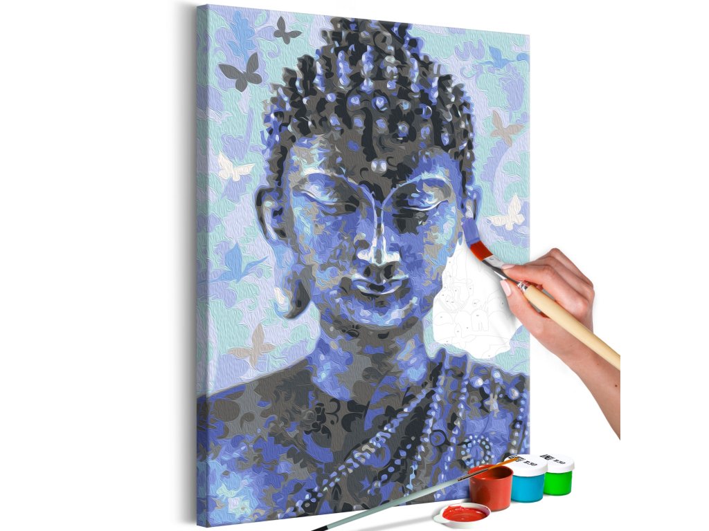 Maľovanie podľa čísiel - Buddha and Butterflies