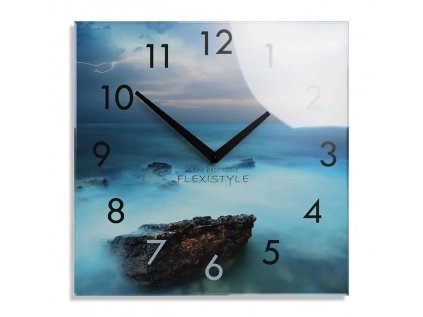 Nástenné akrylové hodiny OCEAN - 30cm