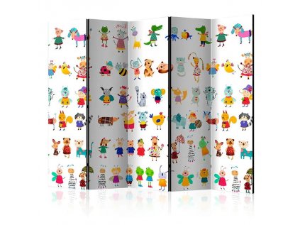 Paraván - Cartoon Pets II [Room Dividers]