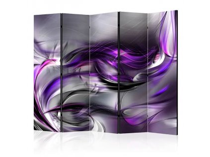 Paraván - Purple Swirls II [Room Dividers]