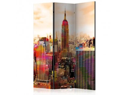 Paraván - Colors of New York City III [Room Dividers]