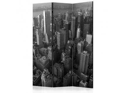 Paraván - New York: skyscrapers (bird's eye view) [Room Dividers]