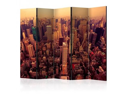 Paraván - Bird Eye View Of Manhattan, New York II [Room Dividers]
