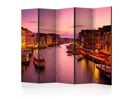Paraván - City of lovers, Venice by night II [Room Dividers]