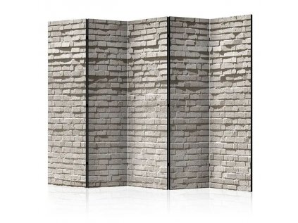 Paraván - Brick Wall: Minimalism II [Room Dividers]