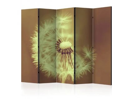 Paraván - dandelion (sepia) II [Room Dividers]