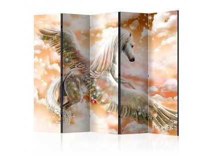 Paraván - Pegasus (Orange) II [Room Dividers]