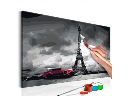 Maľovanie podľa čísiel - Paris (Red Limousine)