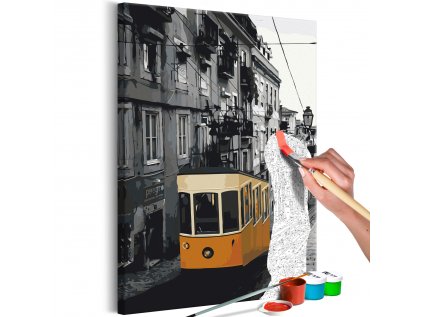 Maľovanie podľa čísiel - Tram in Lisbon