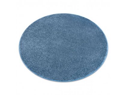 KOBEREC - okrúhly SANTA FE modrá 74 hladký, Jednotný jednofarebný