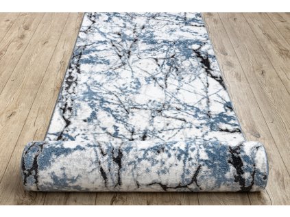 chodnik cozy 8871 marble marmur strukturalny dwa poziomy runa niebieski (4)