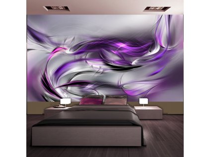 Fototapeta - Purple Swirls II