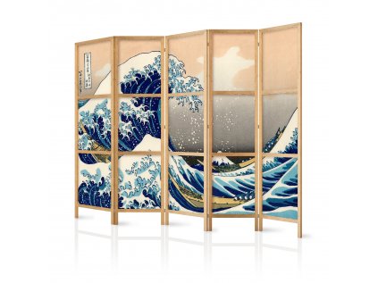 Japonský paraván - Great Wave in Kanagawa II