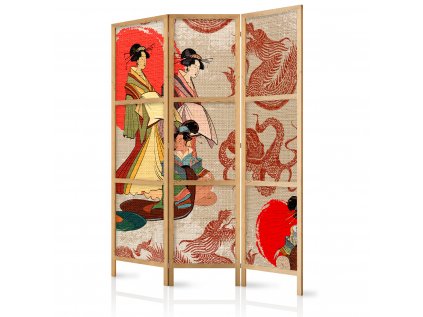 Japonský paraván - Secrets of the Geisha I