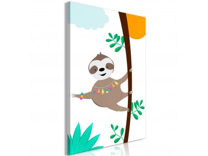Obraz - Happy Sloth (1 Part) Vertical