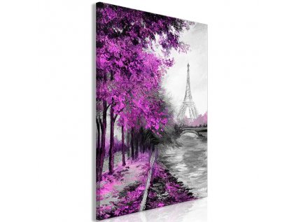 Obraz - Paris Channel (1 Part) Vertical Pink