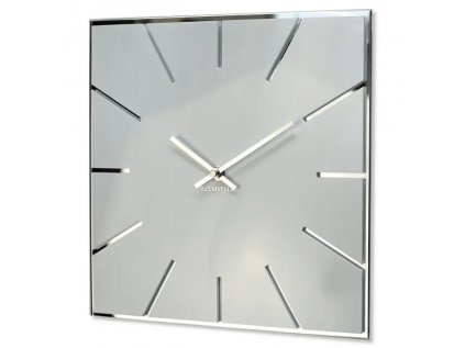 Nástenné biele akrylové hodiny Exact Flex 30cm