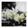 Nástenné akrylové hodiny FLOWERS 3 - 30cm