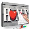 Maľovanie podľa čísiel - Home with Red Heart