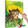 Maľovanie podľa čísiel - Dandelion Cat