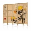 Japonský paraván - Japanese Style: Chrysanthemums II [Room Dividers]