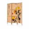 Japonský paraván - Japanese Style: Chrysanthemums [Room Dividers]