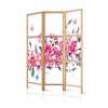 Japonský paraván - Japanese Style: Flowers and Butterflies [Room Dividers]