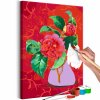 Maľovanie podľa čísiel - Bouquet in a Purple Vase