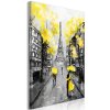 Obraz - Paris Rendez-Vous (1 Part) Vertical Yellow