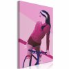 Obraz - Woman on Bicycle (1 Part) Vertical