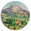 Okrúhlý obraz - Mont Sainte-Victoire (Paul Cézanne)