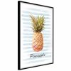 Plagát - Pineapple and Stripes [Poster]