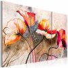 Ručne maľovaný obraz - Poppies lashed by the wind