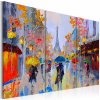Ručne maľovaný obraz - Rainy Paris