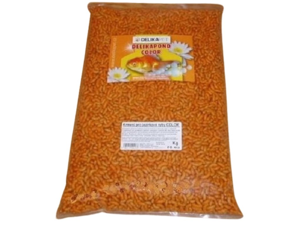Krmivo-jezír.ryby color 5kg/oranž/