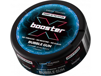 x booster bubble gum 20mg energy